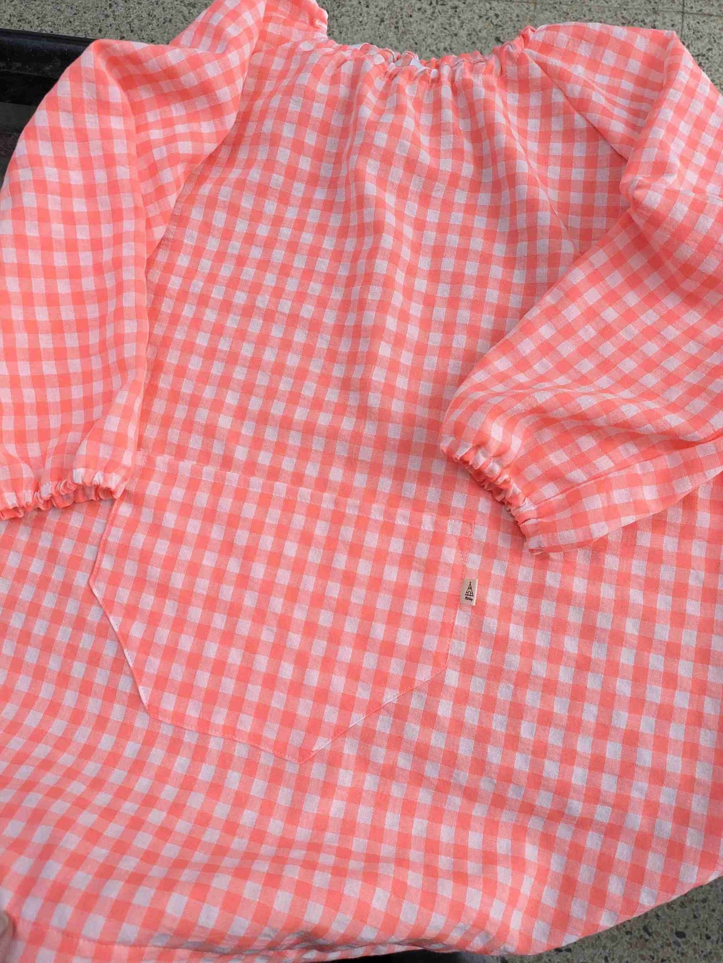 Bata infantil Vichy Neón