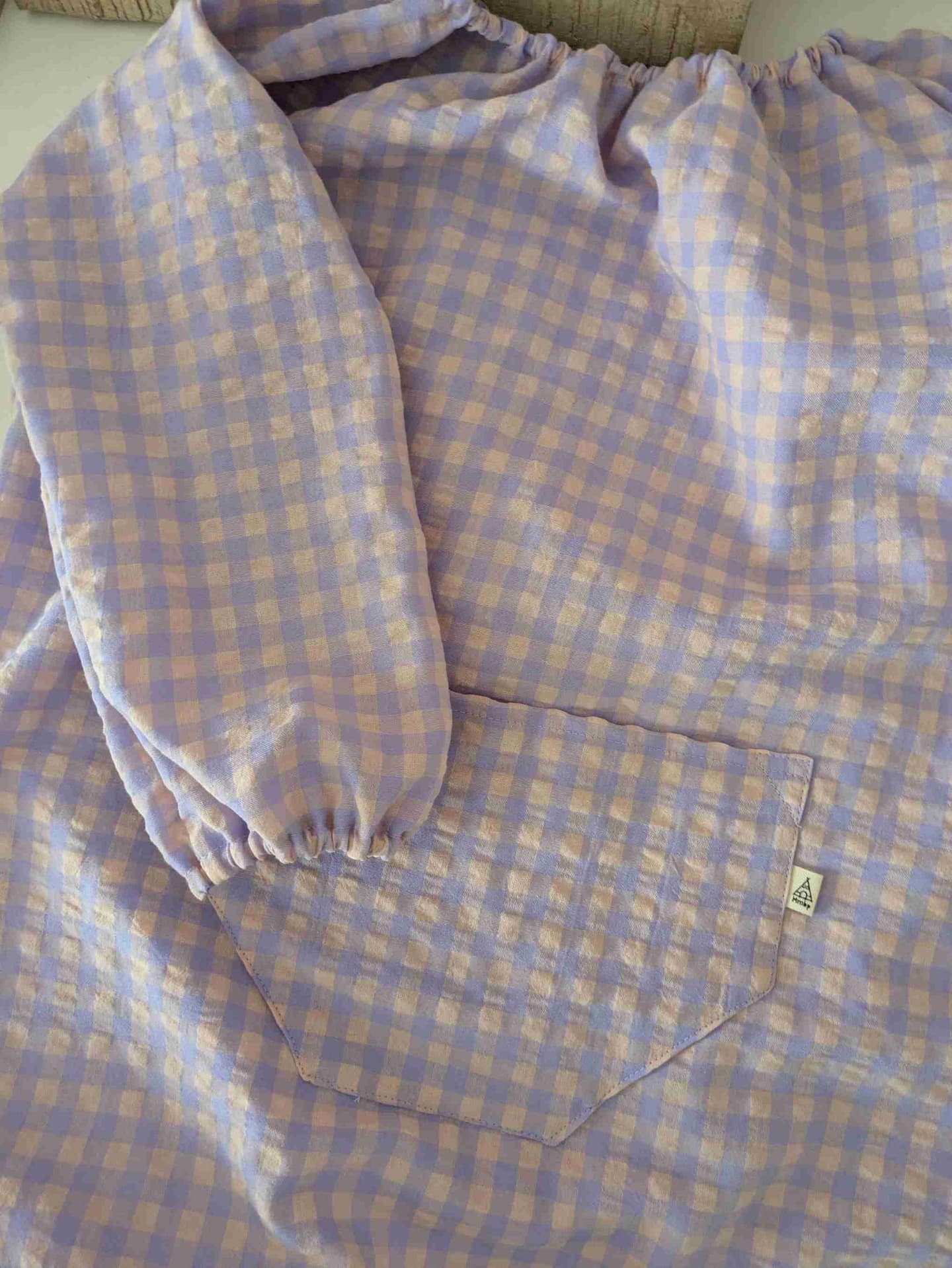 Bata infantil Vichy bicolor